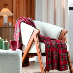 STOF Plaid doux (130 x 160 cm) Willis Rouge