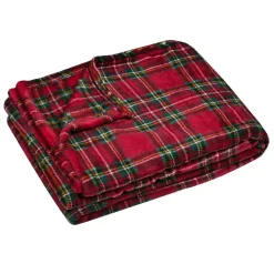 STOF Plaid doux (130 x 160 cm) Willis Rouge