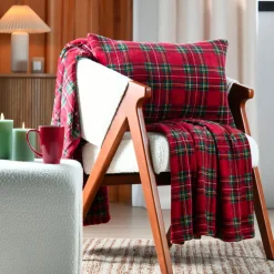 STOF Plaid doux (130 x 160 cm) Willis Rouge