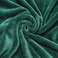 EMINZA Plaid doux flanelle (130 x 180 cm) Didou Vert Best