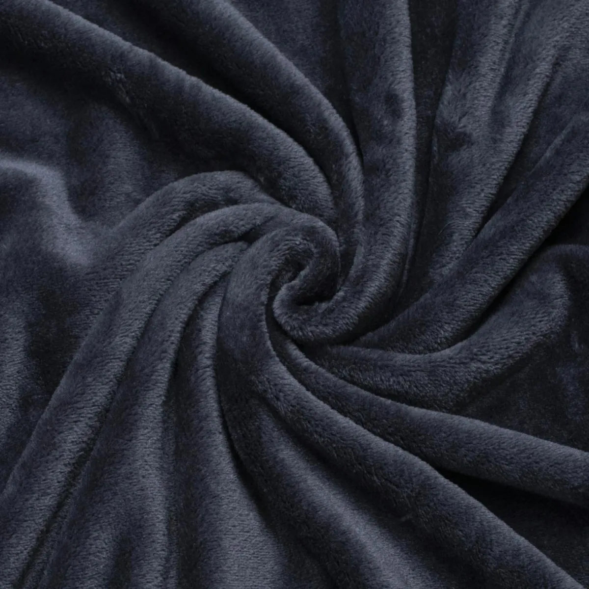 EMINZA Plaid doux flanelle (130 x 180 cm) Didou Gris Anthracite Sale