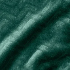 EMINZA Plaid doux flanelle (125 x 150 cm) Zag Vert Best