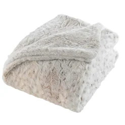 douceur d'intu017drieur Plaid fausse fourrure (220 x 240 cm) Alaska Ecru Hot