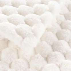 douceur d'intu017drieur Plaid fausse fourrure (220 x 240 cm) Frosty Ecru Hot