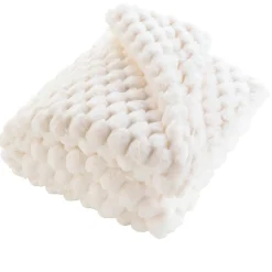douceur d'intu017drieur Plaid fausse fourrure (220 x 240 cm) Frosty Ecru Hot