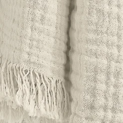 EMINZA Plaid gaze de coton (180 x 220 cm) Gaïa pampa Beige Best