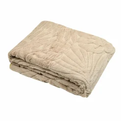 LOVELY CASA Plaid polaire (160 cm) Quito Beige Best