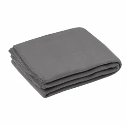 STOF Plaid polaire (125 x 150 cm) Carlton Gris Anthracite Discount