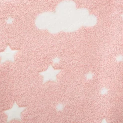 Atmosphera createur d'interieur for kids Plaid polaire phosphorescent enfant (125 x 150 cm) Voie lactée Rose Outlet