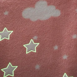 Atmosphera createur d'interieur for kids Plaid polaire phosphorescent enfant (125 x 150 cm) Voie lactée Rose Outlet