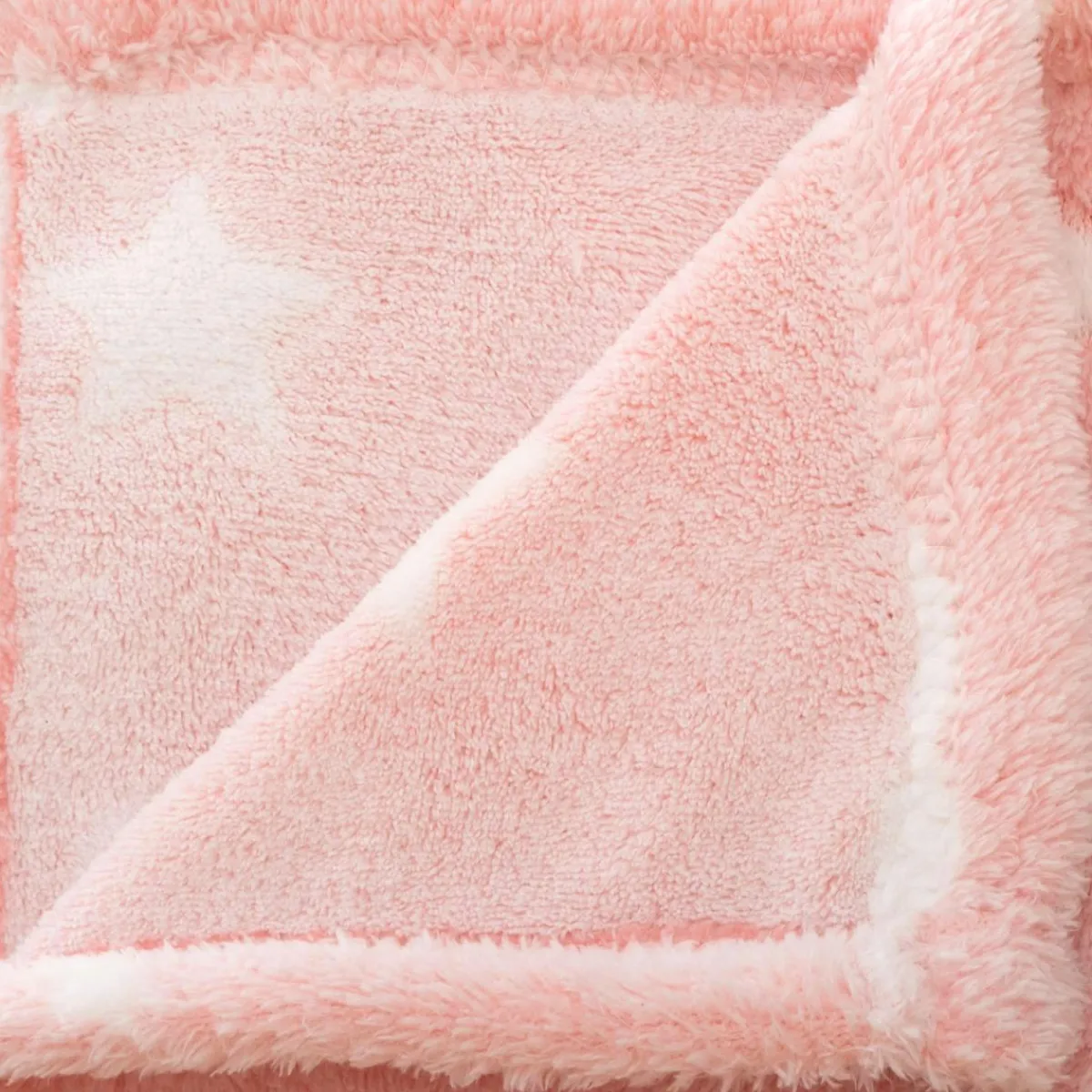 Atmosphera createur d'interieur for kids Plaid polaire phosphorescent enfant (125 x 150 cm) Voie lactée Rose Outlet