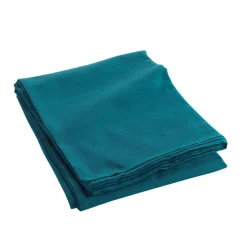 DOUCEUR D'INTERIEUR Plaid polycoton (180 x 220 cm) Lucile Bleu Sale