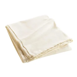 DOUCEUR D'INTERIEUR Plaid polycoton (220 x 240 cm) Lucile Ecru New