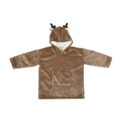 STOF Plaid poncho enfant (60 x 95 cm) Gabin Marron Online