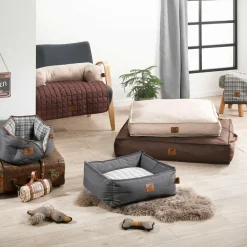 LOVE STORY Plaid pour chat/chien Héritage L100 cm Noisette Best