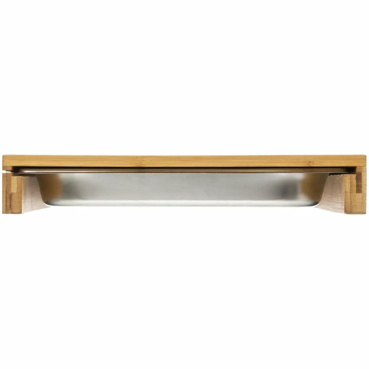 ATMOSPHERA Planche à découper avec bac récupérateur (35 x 28 cm) naturel Bois Hot