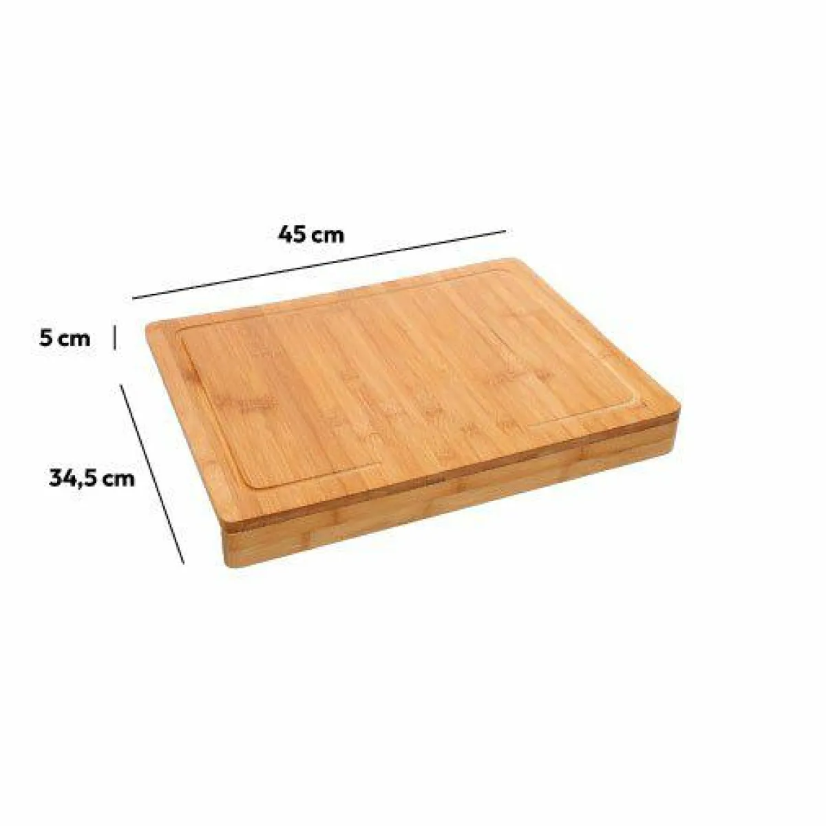 ATMOSPHERA Planche à découper en bambou (45 x 34 cm) Siao Naturel Clearance
