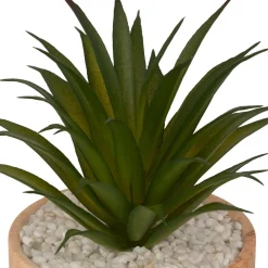Atmosphera, cru017dateur d'intu017drieur Plante artificielle avec pot (H17 cm) Sao plante grasse Vert Discount
