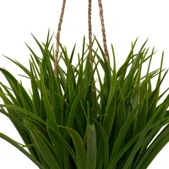 Atmosphera, cru017dateur d'intu017drieur Plante artificielle suspendue dans pot tressé (H27 cm) Moda Costa Vert Sale