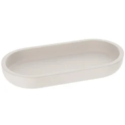 TENDANCE Plateau de rangement ovale (19,5 cm) Japandi Beige