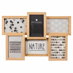 ATMOSPHERA Pêle-mêle 6 photos (41 x H31 cm) Nature Bois Online