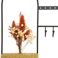 Atmosphera, cru017dateur d'intu017drieur Porte bijoux métal et bois (H26 cm) Automne Noir Hot