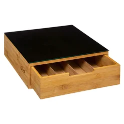 5 Five Simply Smart Porte capsules café (30 x 30 cm) Black Bambou Noir Outlet