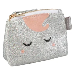 OSTARIA Porte monnaie paillettes enfant (11 cm) Licorne Argent Outlet