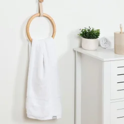 TENDANCE Porte serviette adhésif arrondi (D21 cm) Easy Chic Beige Online