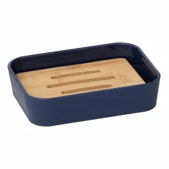 TENDANCE Porte-savon Evy Bleu marine Sale