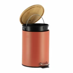TENDANCE Poubelle à pédale avec frein de chute Timeless Terracotta Clearance