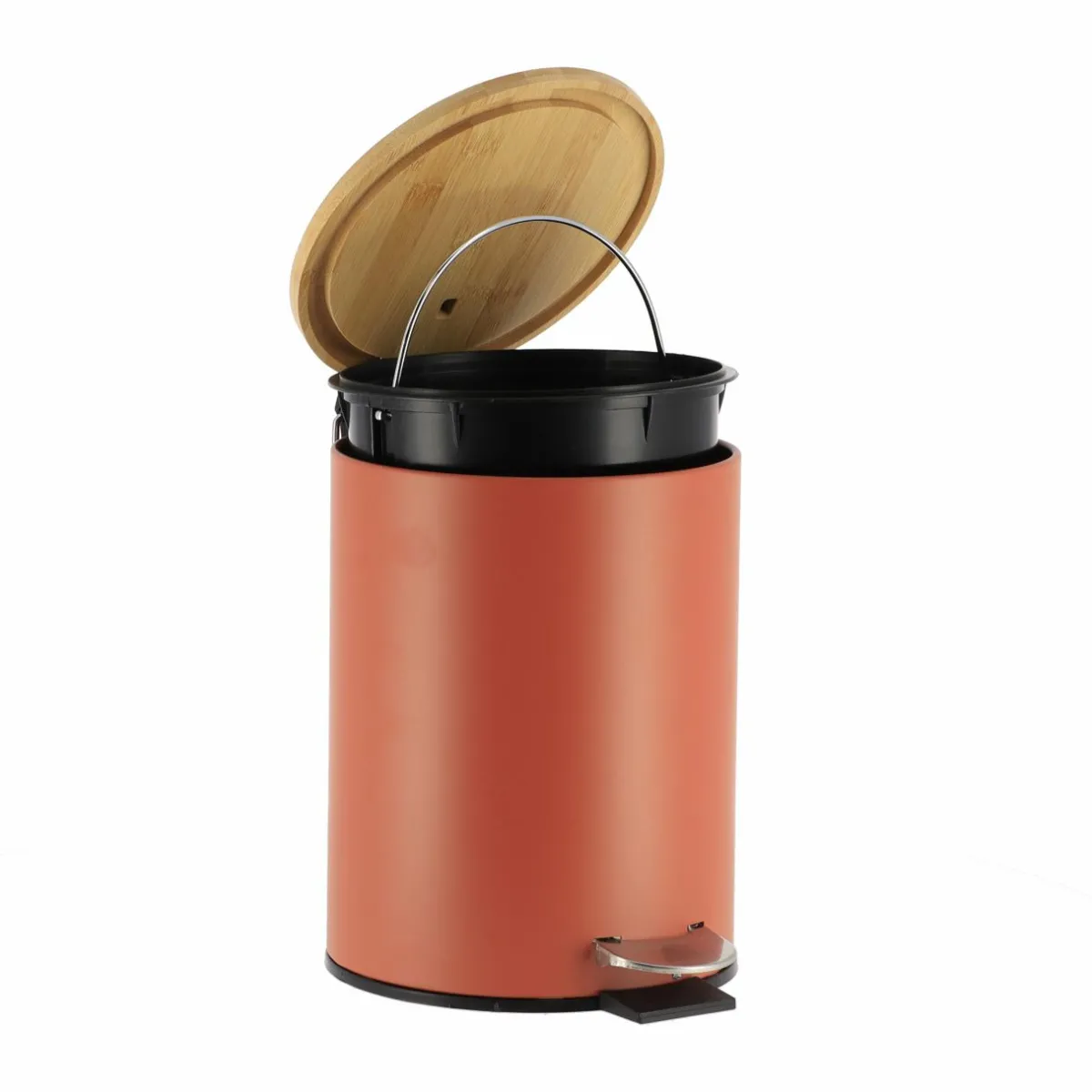 TENDANCE Poubelle à pédale avec frein de chute Timeless Terracotta Clearance