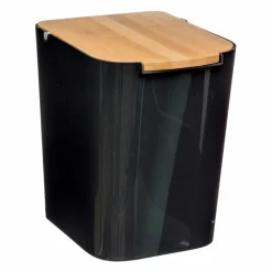 ATMOSPHERA Poubelle en bambou (H24 cm) Baltik Noir Hot