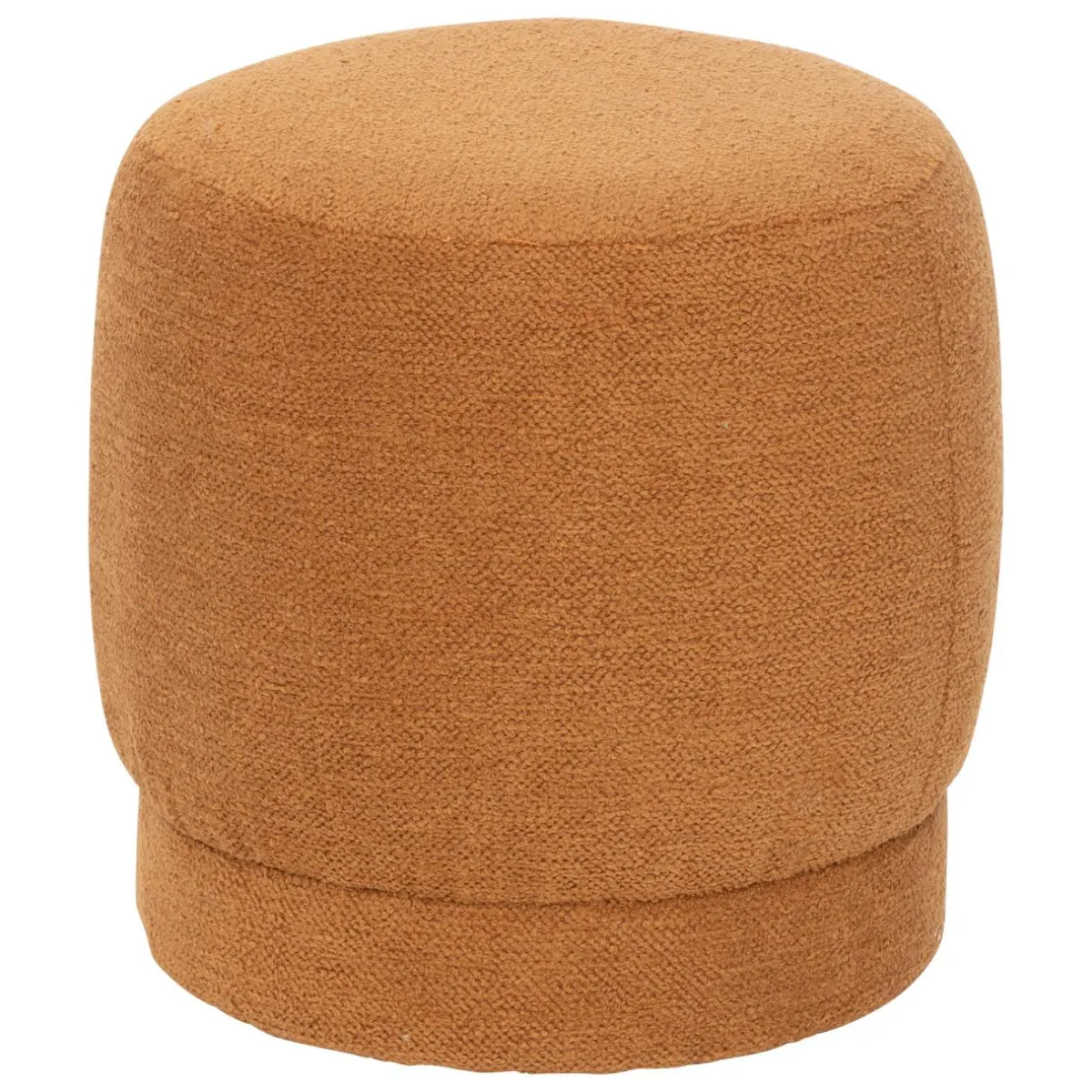 Atmosphera, cru017dateur d'intu017drieur Pouf bouclette (D39 cm) Améa Orange Hot