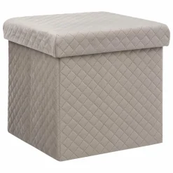 5 Five Simply Smart Pouf pliant velours Jack Lin