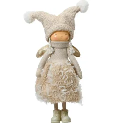 KAEMINGK Poupée fillette fait main (H46 cm) Emma Tendresse Beige Discount