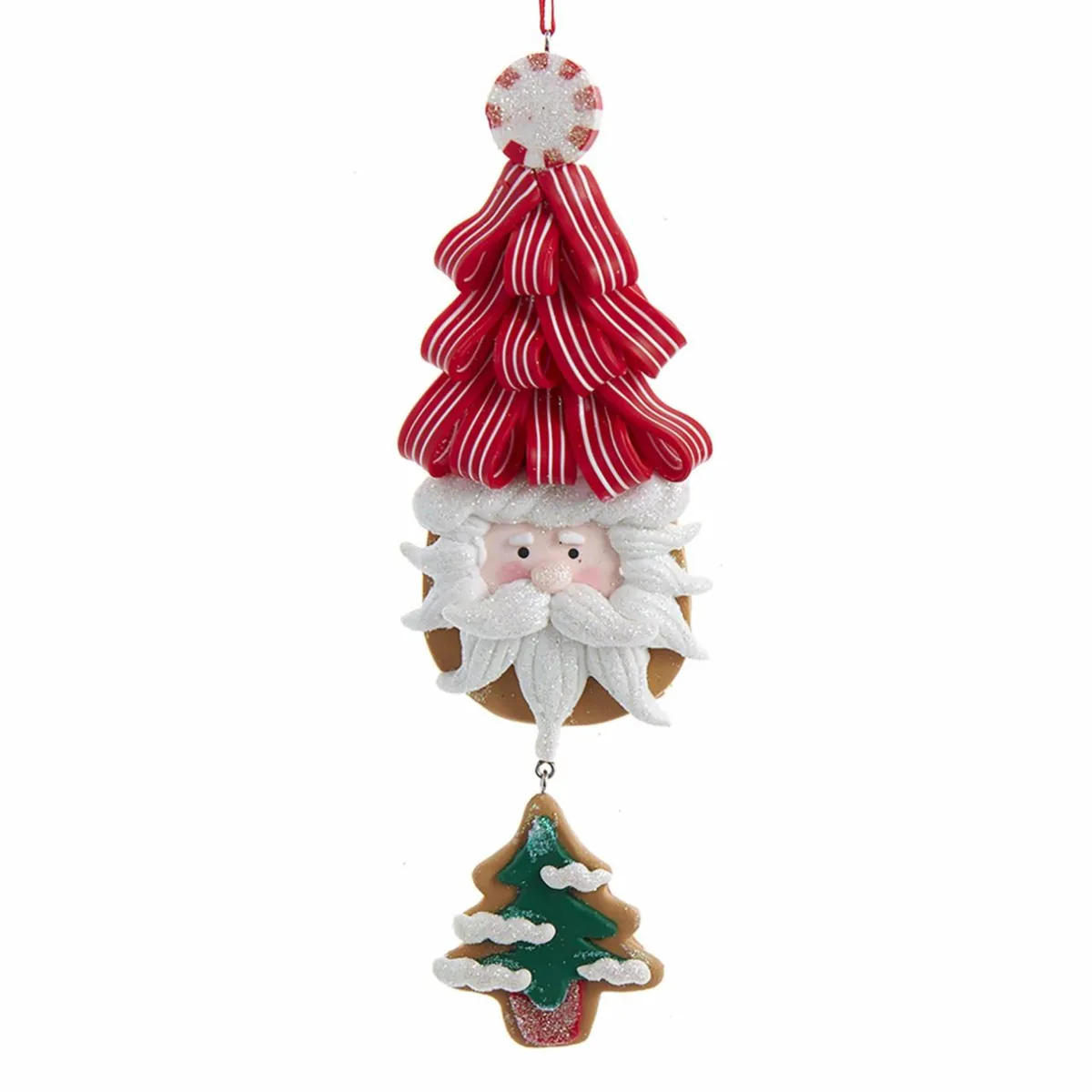 CHRISTMAS INSPIRATIONS Père Noël à suspendre (H13 cm) Père-Noël sapin Rouge Best
