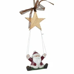 KAEMINGK Père Noël à suspendre (H13 cm) Volant Multicolore Sale
