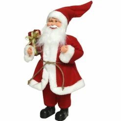 KAEMINGK Père Noël déco Traditionnel (H20 cm) Stan Rouge Sale