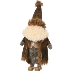 KAEMINGK Père Noël déco traditionnel (H45 cm) Georges barbe blanche Marron Best