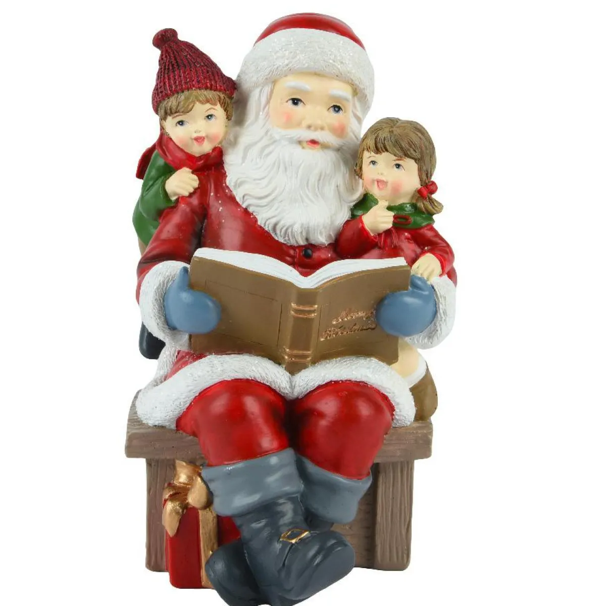 KAEMINGK Père Noël décoratif (H18 cm) Conte de Noël Multicolore Best