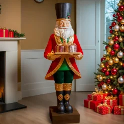 EMINZA Père Noël Géant (H175 cm) Gabriel costumé Rouge Hot