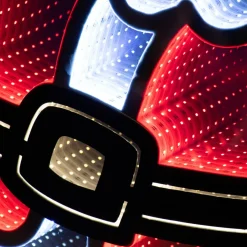 KAEMINGK Père Noël lumineux 438 LED (H60 cm) Infinity Blanc froid et Multicolore Sale