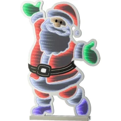 KAEMINGK Père Noël lumineux 438 LED (H60 cm) Infinity Blanc froid et Multicolore Sale