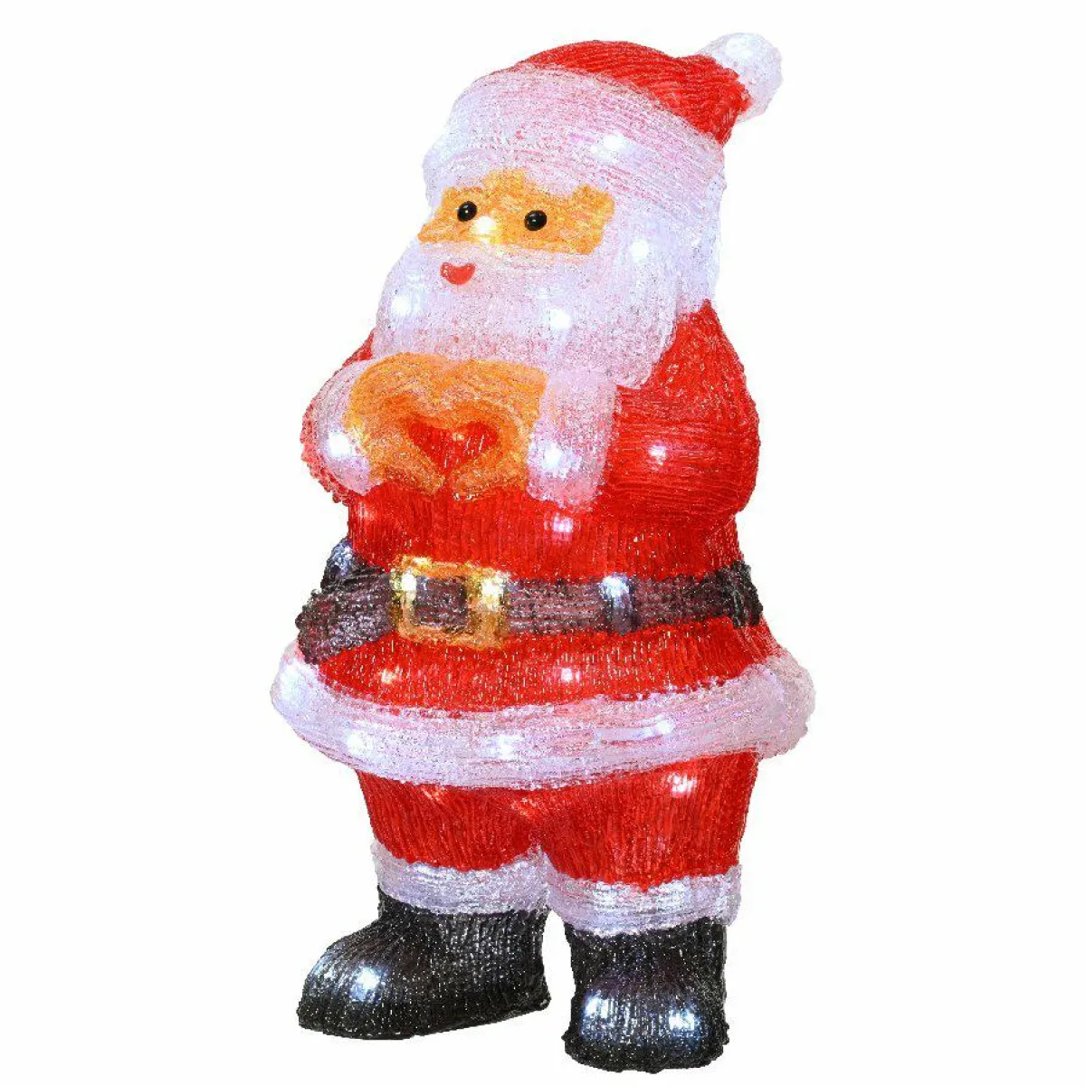 EMINZA Père Noël lumineux 60 LED (H41 cm) Billy Blanc froid Clearance