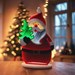 KAEMINGK Père Noël lumineux 215 LED (H40 cm) Infinity Multicolore Online
