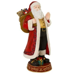 EMINZA Père Noël traditionnel Géant (H170 cm) Tournée de cadeaux Rouge Sale