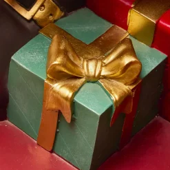 EMINZA Père Noël traditionnel Géant (H170 cm) Tournée de cadeaux Rouge Sale