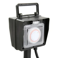 KAEMINGK Prise piquet de jardin programmable 2 pôles New