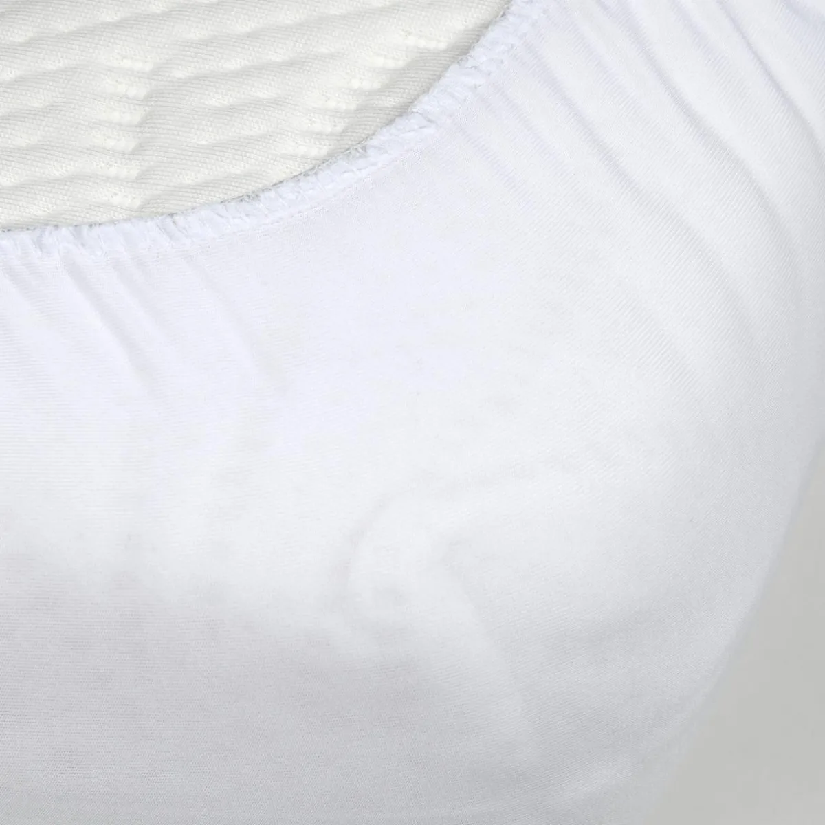 STOF Protège-matelas alèse molleton imperméable (90 x 190 cm) Serena Blanc New